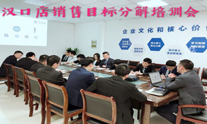 星空体育之家湖北汉口店销售目标分解培训