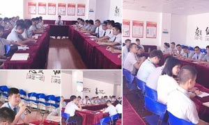 星空体育之家襄阳店2019年上半年工作总结会暨第三季度员工生日会圆满召开！